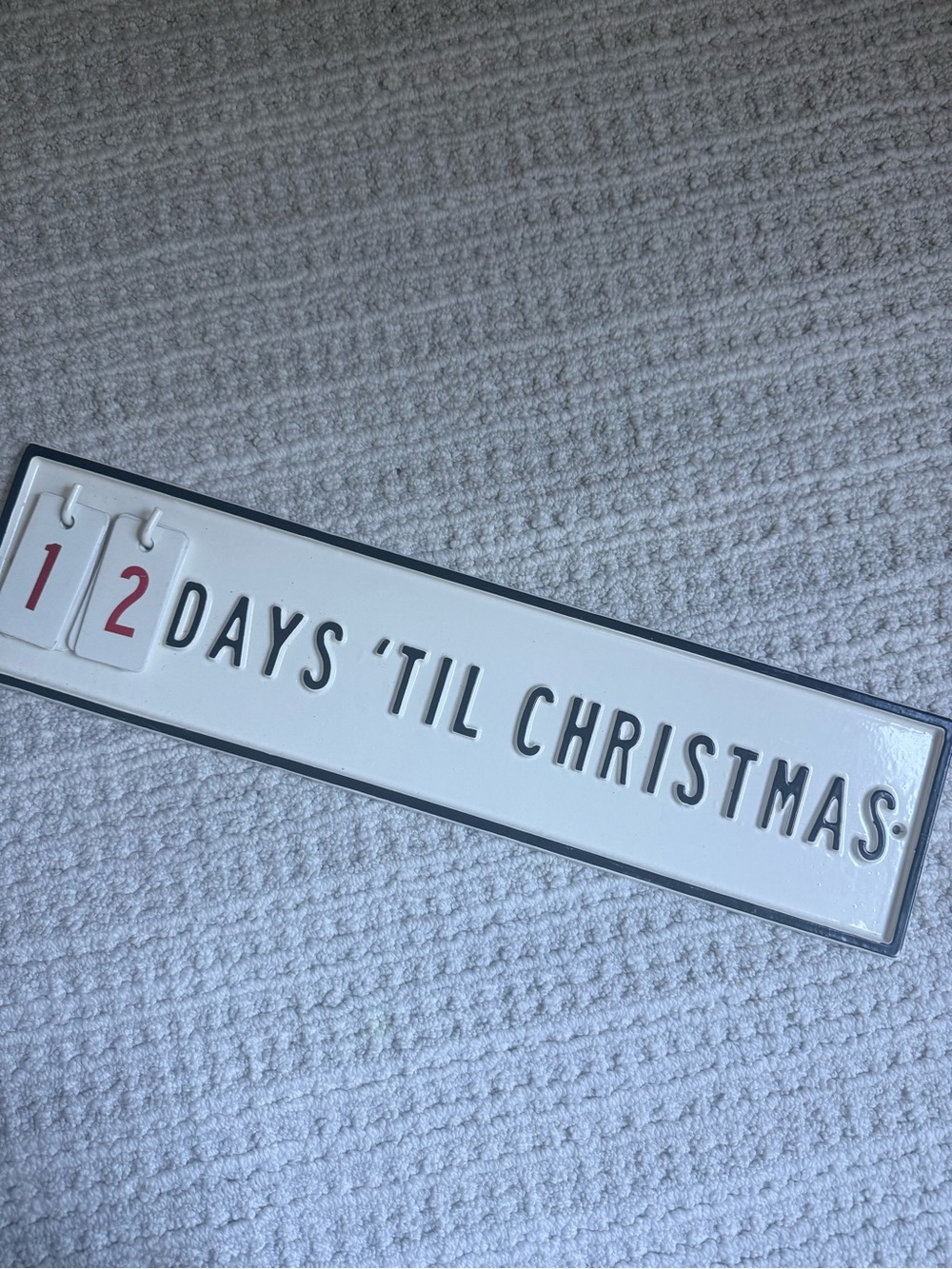 Hearth and Hand Days ‘Til Christmas Sign Countdown